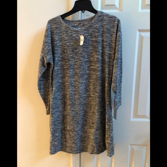 NWT - Lou & Grey Marled Drop Shoulder Dress Sz:M - Picture 5 of 8